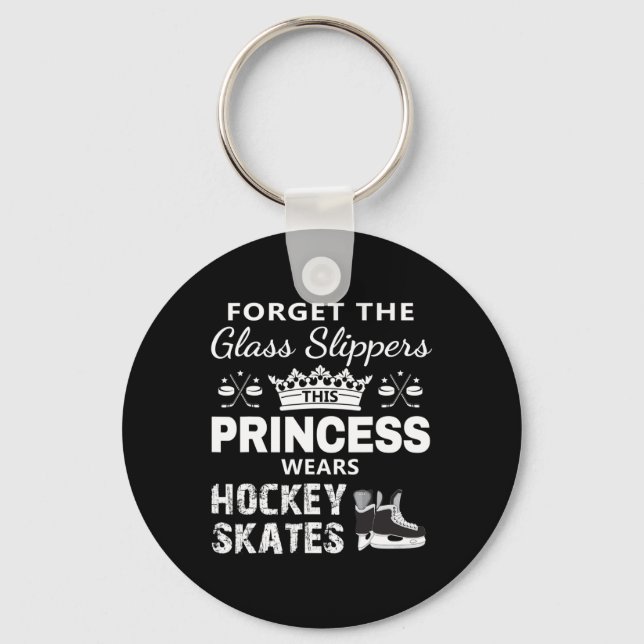 Chaveiro Hockey para Meninas - Esta Princesa Veste Ska de H