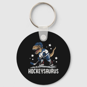 Chaveiro Hockeysaurus Dinossauro Engraçado Hockey Crianças 