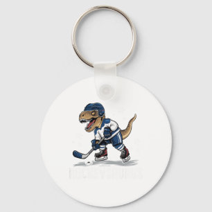 Chaveiro Hockeysaurus Dinossauro Engraçado Hockey Crianças