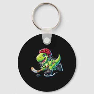 Chaveiro Hockeysaurus Dinossauro Hóquei no Gelo Trex Menino