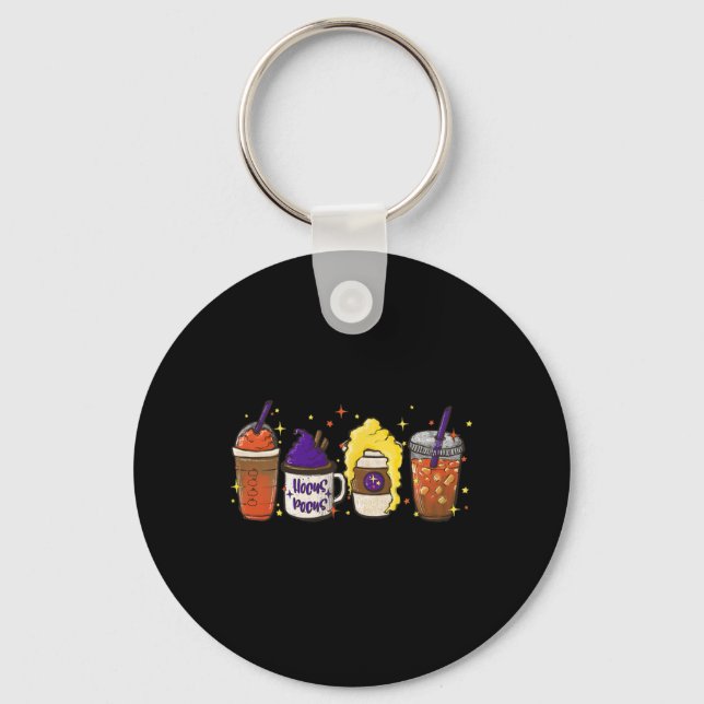 Chaveiro Hocucus Pumpkin Spice Latte Café Queda S (Frente)