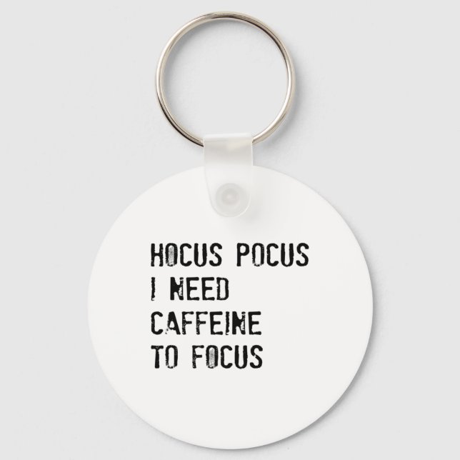 Chaveiro Hocus Pocus I Precisa De Cafeína Para Focar A Cami (Frente)