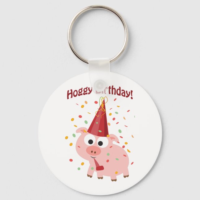 Chaveiro Hoggy Birthday! (Frente)
