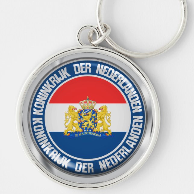 Chaveiro Holanda Round Emblem (Frente)