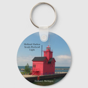 Chaveiro Holland Harbour South Pierhead Light 2011 - cadeia