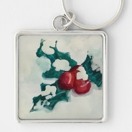 Chaveiro Holly na neve