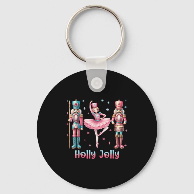 Chaveiro Holly Xmas Jolly Nutcracker Esquadrão de Natal (Frente)