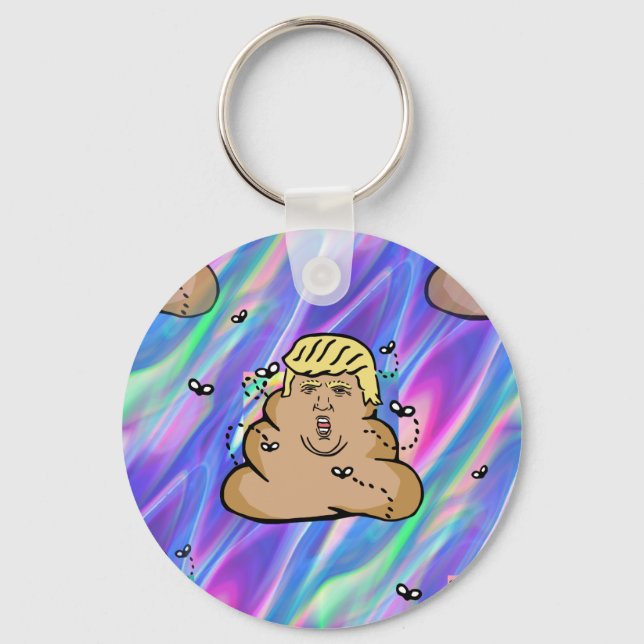 Chaveiro hologram dump trump (Frente)