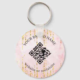 Chaveiro Holographic Custom Business QR Code Keychains