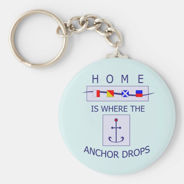 Chaveiro Home in Anchor Boater Key Chain (Frente)