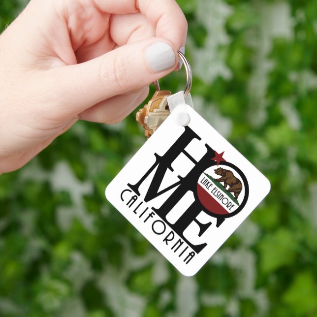 Chaveiro HOME Lake Elsinore California (Mão)