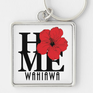 Chaveiro HOME Wahiawa Red Hibiscus