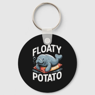 Chaveiro Homem Batata Flutuante Peixe-boi Engraçado Vaca Ma
