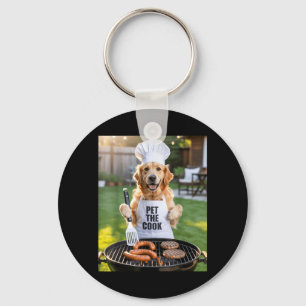 Chaveiro Homem Bbq Churrasco Pet O Cozinheiro Cachorro Pai