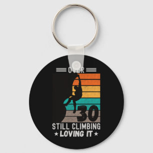 Chaveiro Homem Escalada Parede Escalada Divertido 30 Anos