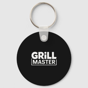 Chaveiro Homem mestre da grelha de churrasco quintal churra