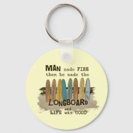 Chaveiro Homem Precoce Surfando Humor com Painéis