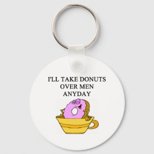 Chaveiro homem que deia a piada da mulher