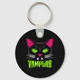 Chaveiro Homem Vampurr Gato Gato Preto Halloween Assustador