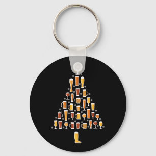 Chaveiro Homens da Árvore de Natal Beer Feliz Natal
