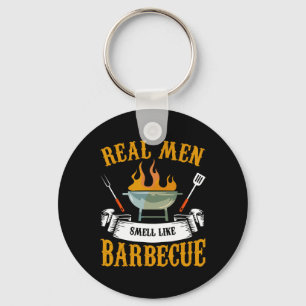Chaveiro Homens de Verdade Cheiram como Churrasco Churrasqu
