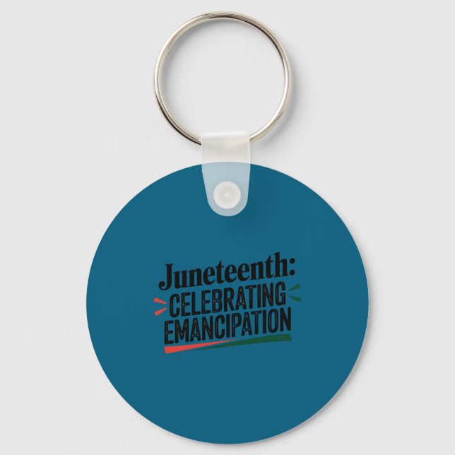 Chaveiro Homens do Juneteenth  (Frente)