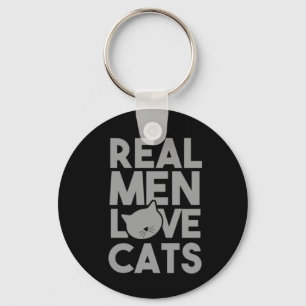 Chaveiro Homens Reais Adoram Gatos