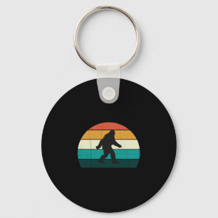 Chaveiro Homens retro pé grande - amantes do bigfoot pôr do