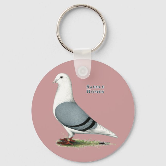 Chaveiro Homer Blue Saddle (Frente)