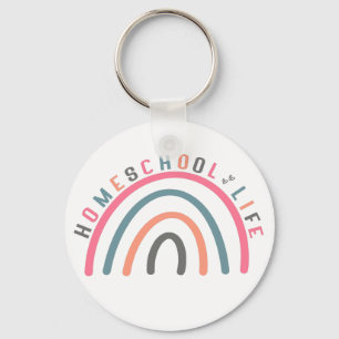 Chaveiro Homeschool Life Rainbow