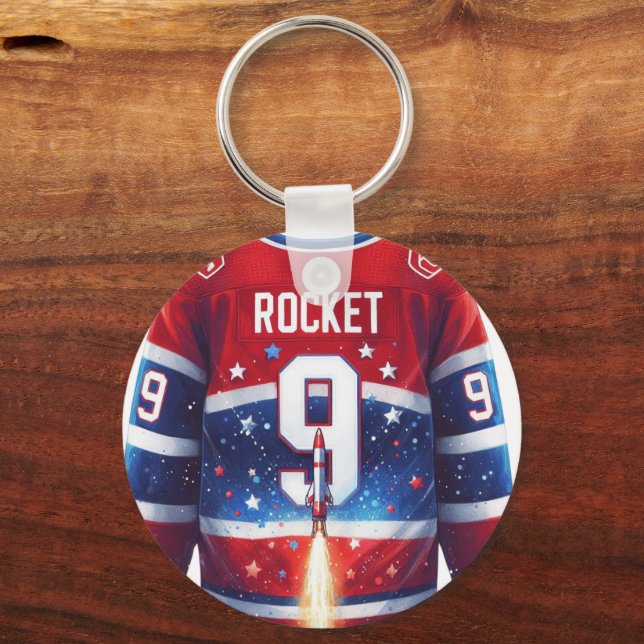 Chaveiro Hommage 9 Maurice Richard (Frente)