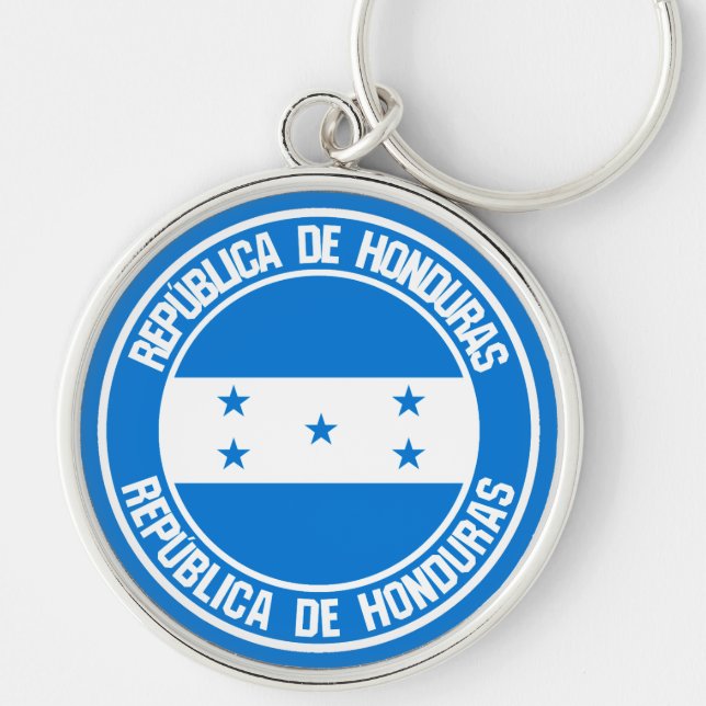 Chaveiro Honduras Round Emblem (Frente)