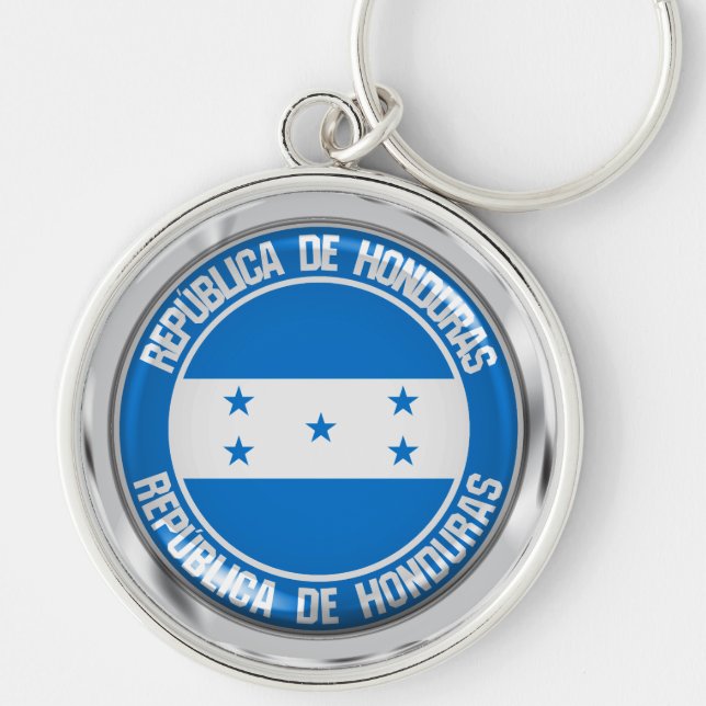 Chaveiro Honduras Round Emblem (Frente)