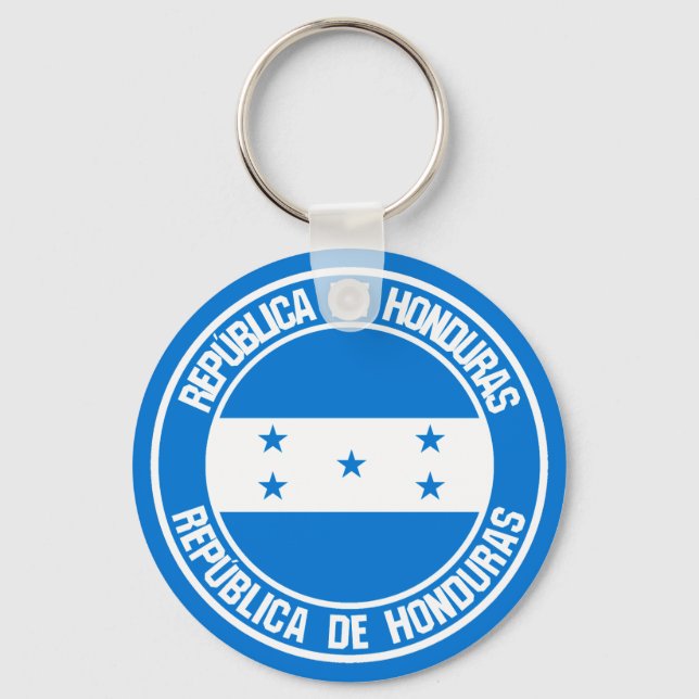 Chaveiro Honduras Round Emblem (Frente)