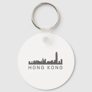 Chaveiro Hong Kong Gift HK Skyline Gpresente
