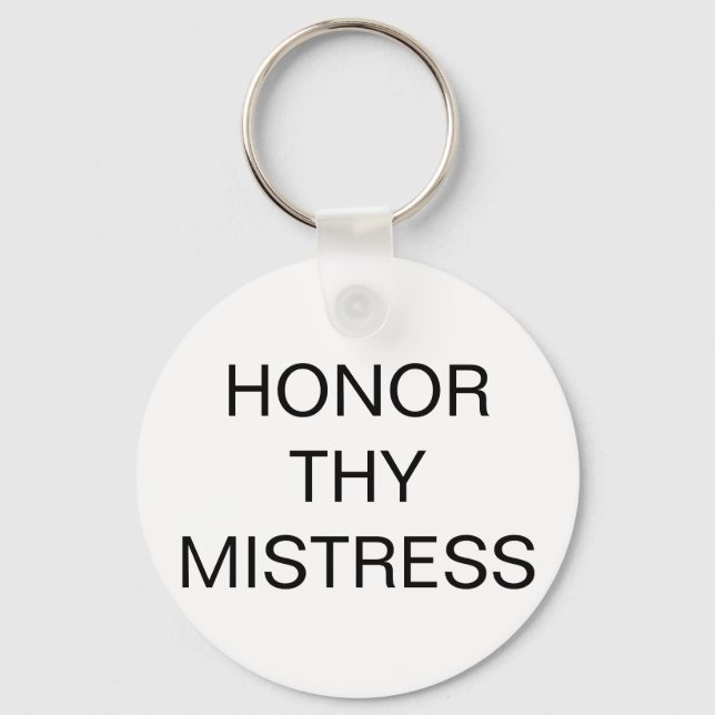 CHAVEIRO HONRA THY MISTRESS (Frente)