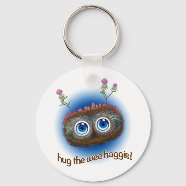 Chaveiro "Hoots Toots Haggis" escocês (Frente)