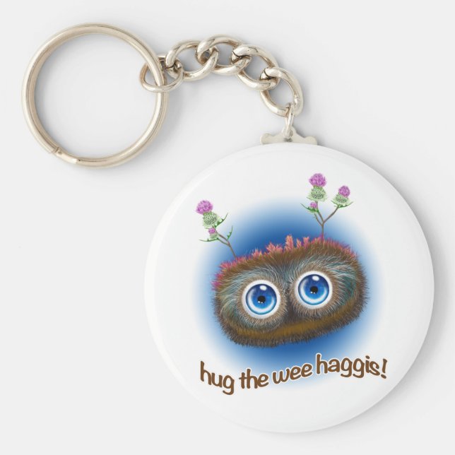 Chaveiro "Hoots Toots Haggis" escocês (Frente)