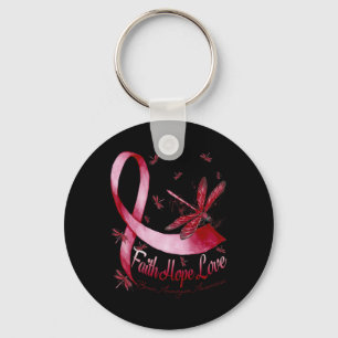 Chaveiro Hope Love Brain Aneurysm Sensibilização Dragonfly