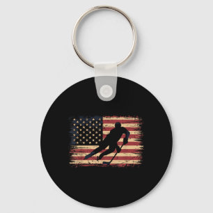 Chaveiro Hóquei da Bandeira Americana