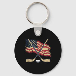 Chaveiro Hóquei da Bandeira Americana