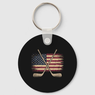 Chaveiro Hóquei da Bandeira Americana