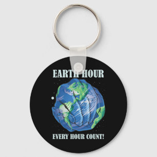 Chaveiro Hora da Terra a cada hora Conto Salvar nosso plane