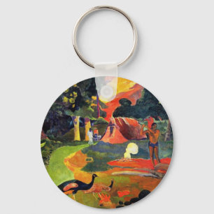 Chaveiro Horizontal de Gauguin com Cadeia de Chave de Peaco