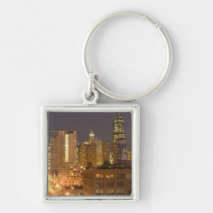 Chaveiro Horizonte de Chicago, Illinois, de West Loop em