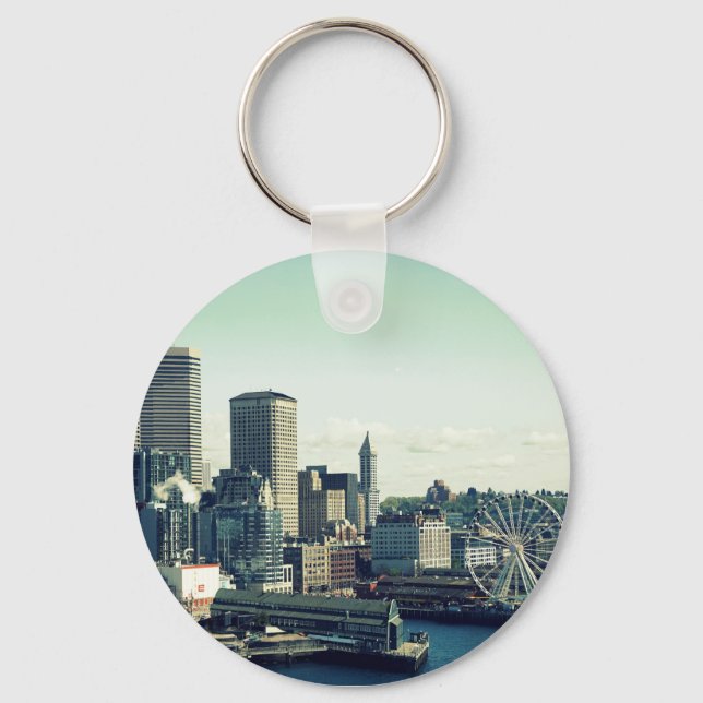 Chaveiro Horizonte de Seattle (Frente)