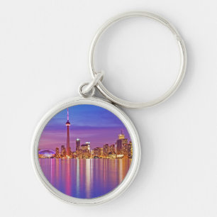 Chaveiro Horizonte de Toronto ao Crepúsculo