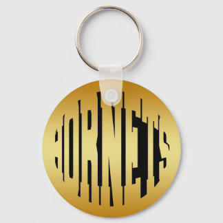 CHAVEIRO HORNETS - TEXTO DOURADO