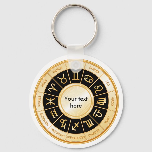 Chaveiro Horoscópio Mandala (Frente)