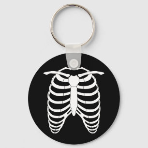 Chaveiro Horror Original Ribcage de um esqueleto Halloween